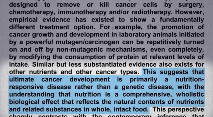 A rák sokkal inkább étrendfüggő, mint génfüggő