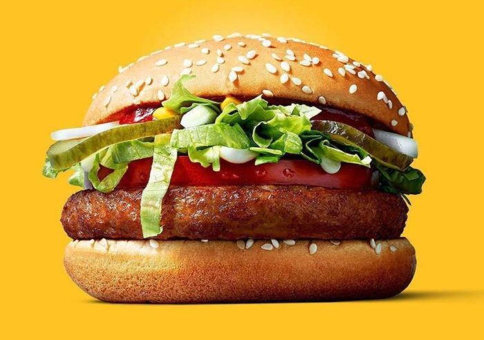 McDonald's McVegan vegán burger