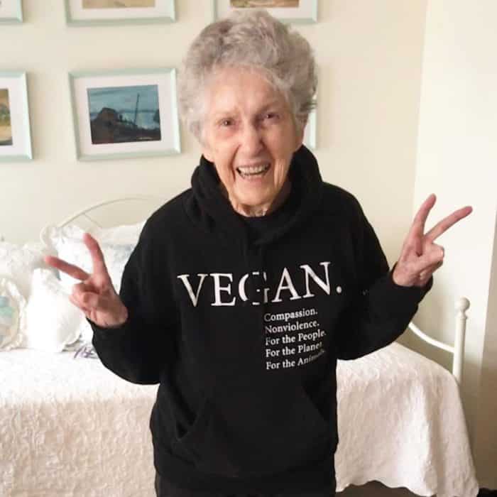 Anna Fraser 97 éves vegán