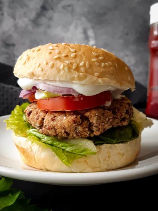 Egyszerű vegán hamburger recept
