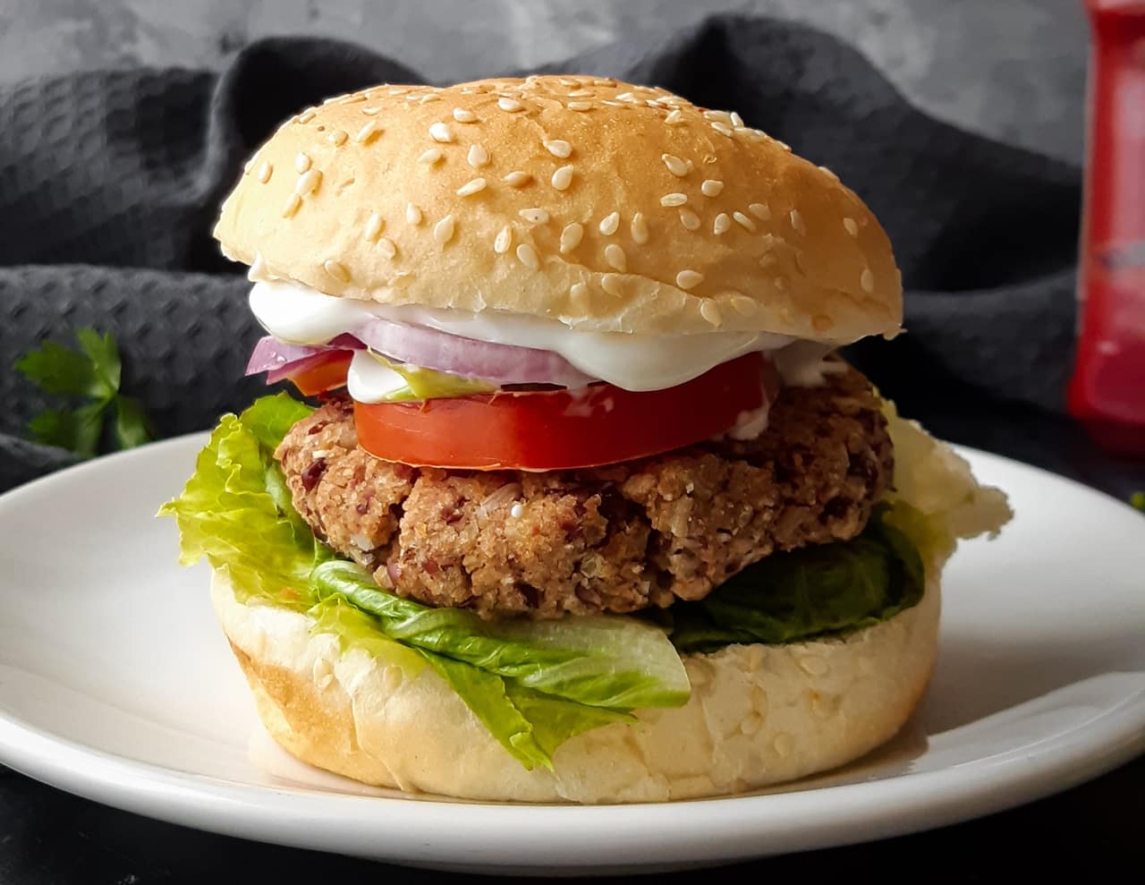 Könnyű vegán hamburger recept