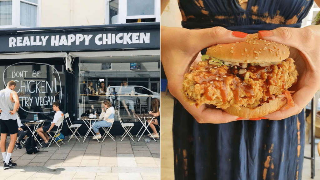 Megnyílt Brighton első “vegán csirkés” étterme, 4 óra alatt elfogyott minden