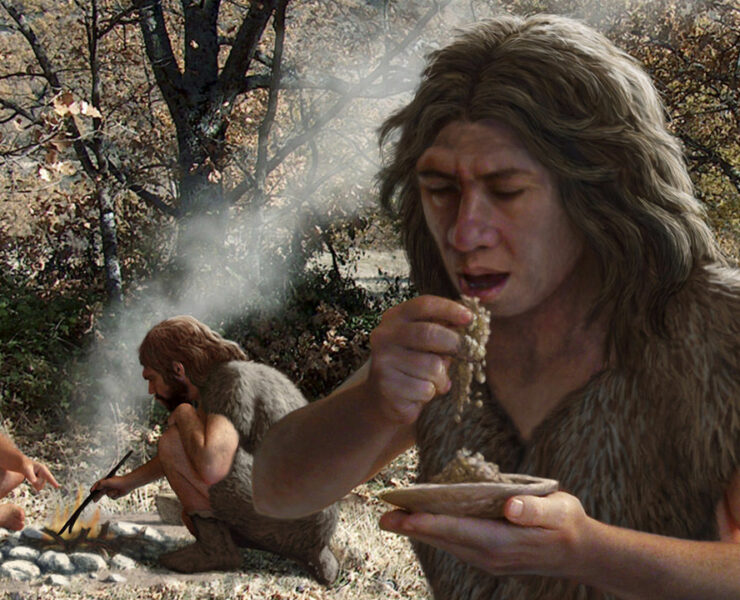 Neandervölgyi ember étrendje.