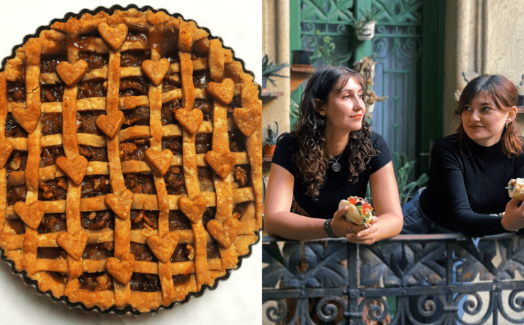 Őszi pite almával, szőlővel és dióval – Csenge és Flóra otthon főz 2. rész
