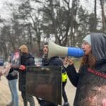 Az állatok jogaiért tüntettek a nyíregyházi böllérversenyen