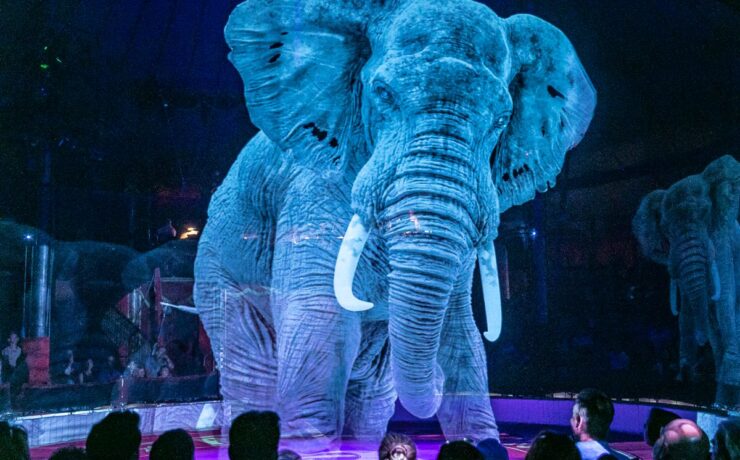 Egy német cirkusz hologramokat használ igazi állatok helyett
