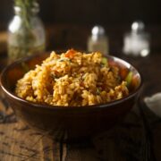 Chorizo piláf - vegán recept