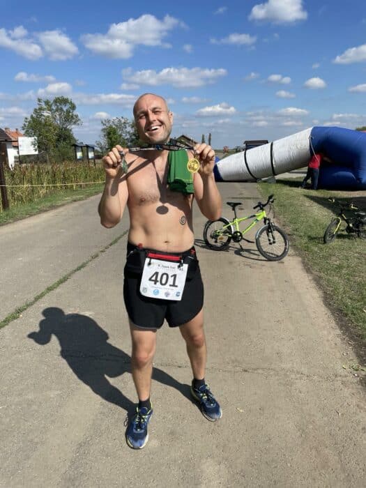 Gurmai László, aki a Veganuár után másfél évvel maratont teljesített