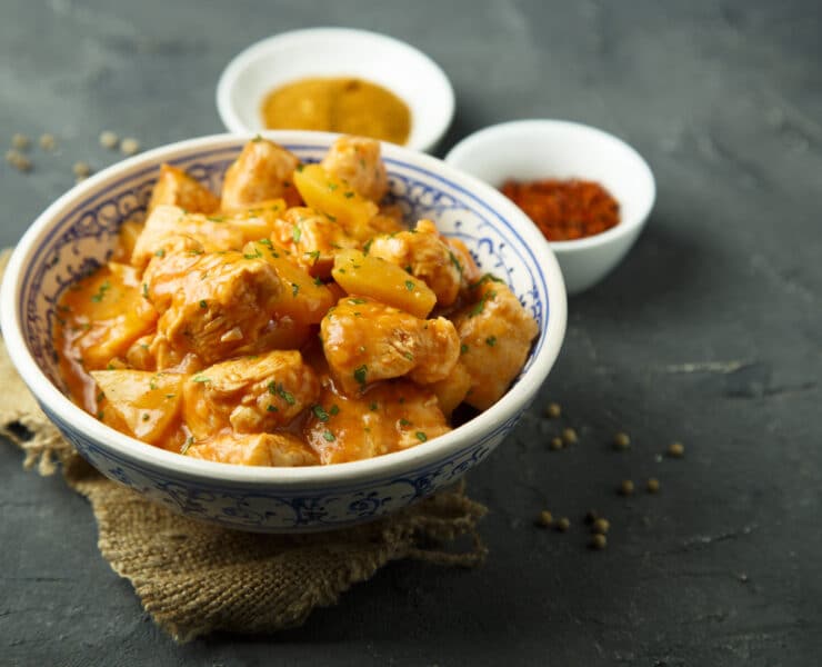 Ananászos curry recept