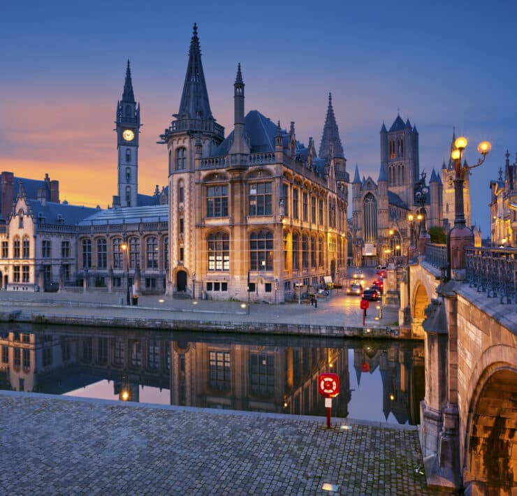 Gent város Belgium Flandria régiójában.