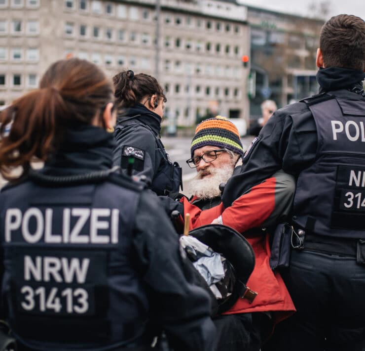 Letzte Generation aktivisták Németországban